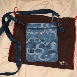 Coach Blue Crossbody Bag